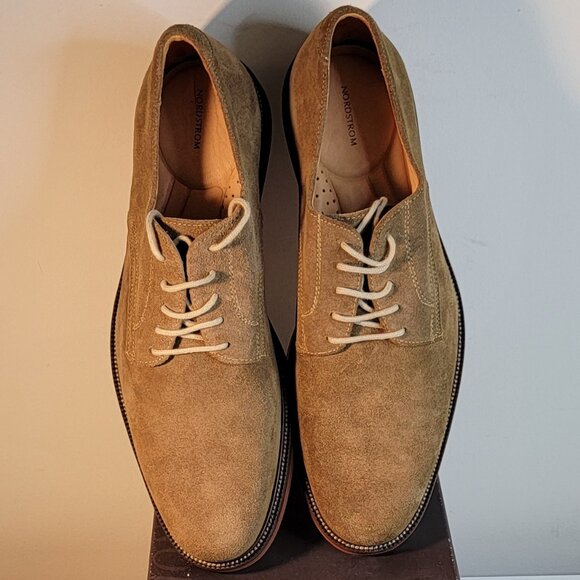 1901 CARSON TAN SUEDE OXFORD by NORDSTROM (Size 12) - Picture 3 of 7